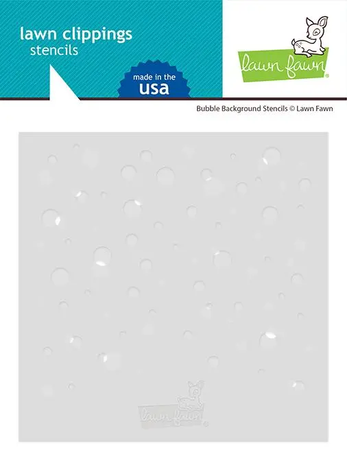 Lawn Fawn - Bubble Background Stencils (2pcs)