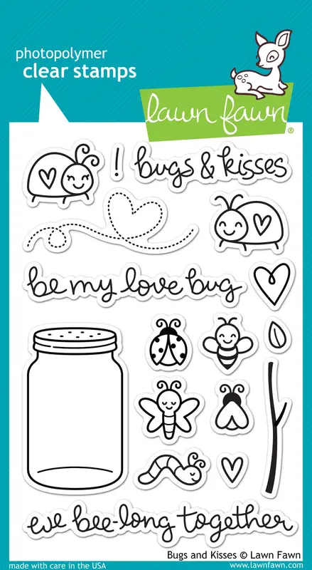 Lawn Fawn - Bugs And Kisses