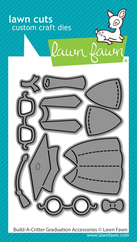 Lawn Fawn - Build-A-Critter Graduation Accessories
