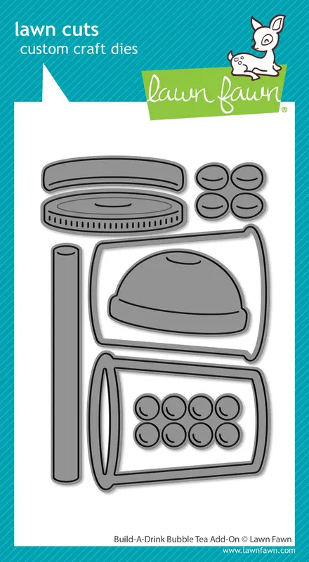 Lawn Fawn - Build-A-Drink Bubble Tea Add-On