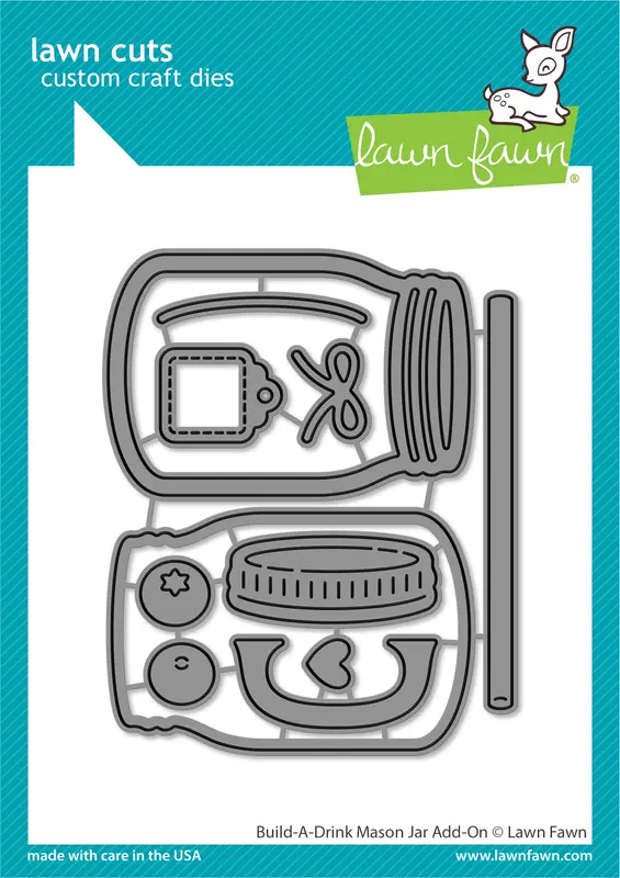 Lawn Fawn - Build-A-Drink Mason Jar Add-On