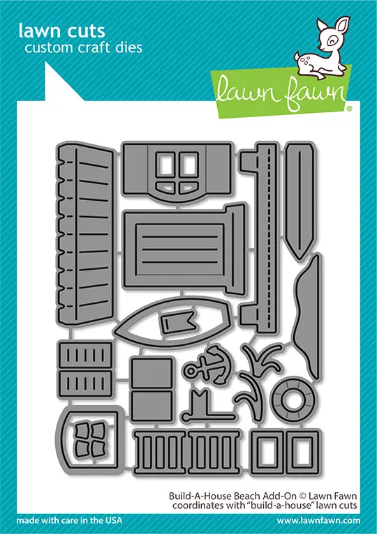 Lawn Fawn - Build-A-House Beach Add-On
