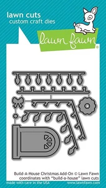 Lawn Fawn - Build-a-House Christmas Add-On