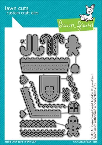 Lawn Fawn - Build-a-House Gingerbread Add-On
