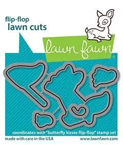 Lawn Fawn - Butterfly Kisses Flip-Flop - Lawn Cuts