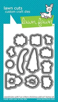 Lawn Fawn - Car Critters Christmas Add-On - Lawn Cuts