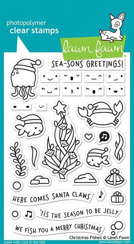 Lawn Fawn - Christmas Fishes
