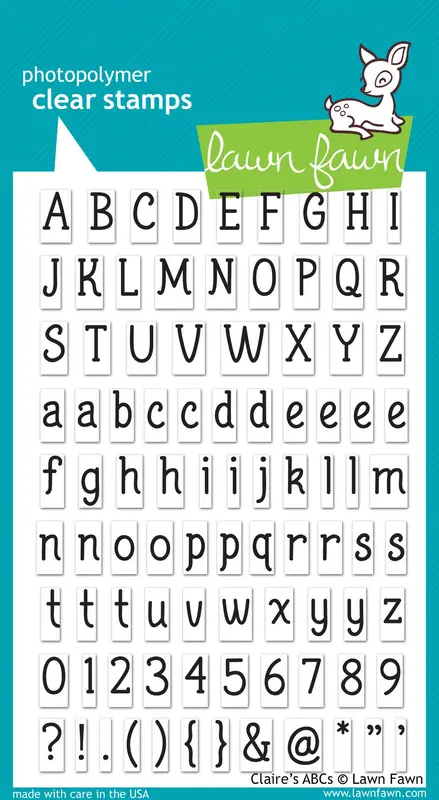 Lawn Fawn - Claire's ABCs