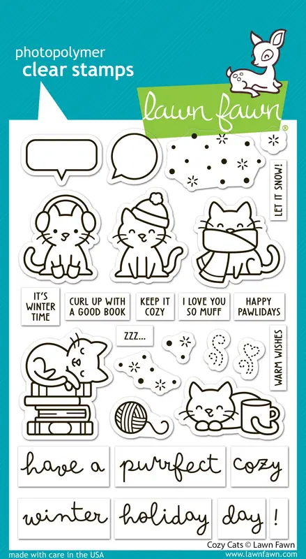 Lawn Fawn - Cozy Cats