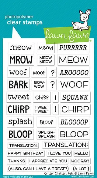 Lawn Fawn - Critter Chatter