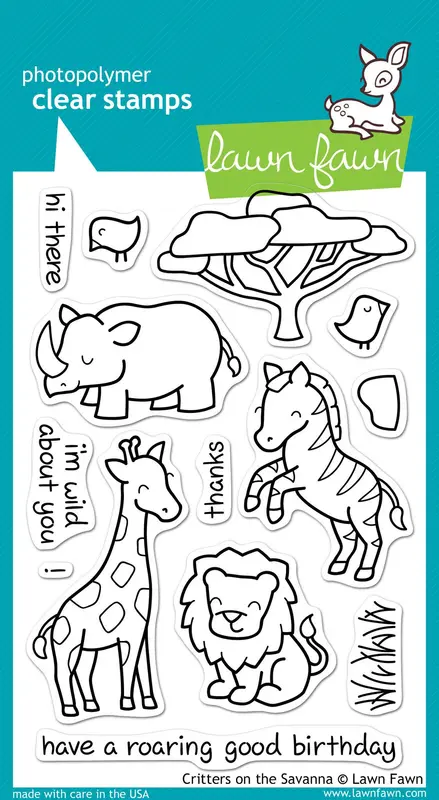 Lawn Fawn - Critters On The Savanna