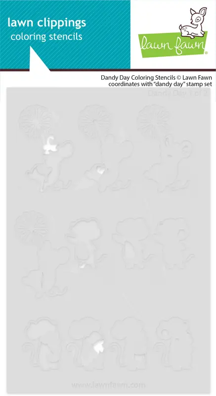 Lawn Fawn - Dandy Day Coloring Stencils
