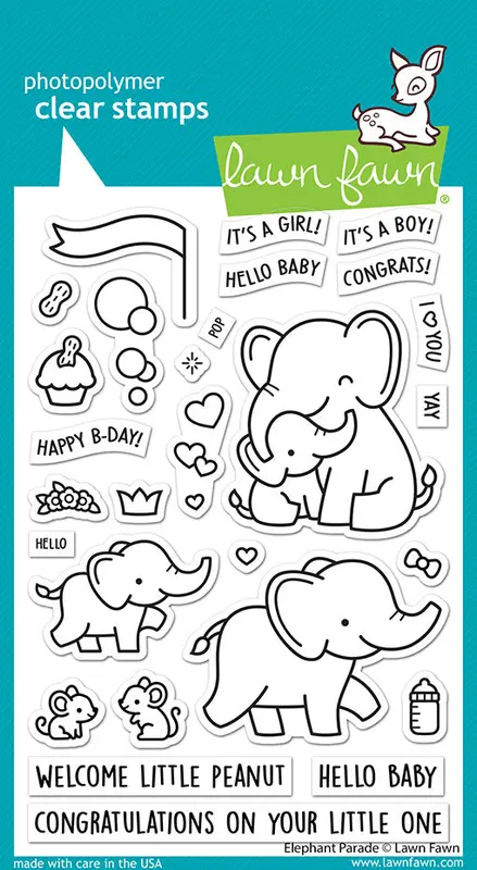 Lawn Fawn - Elephant Parade
