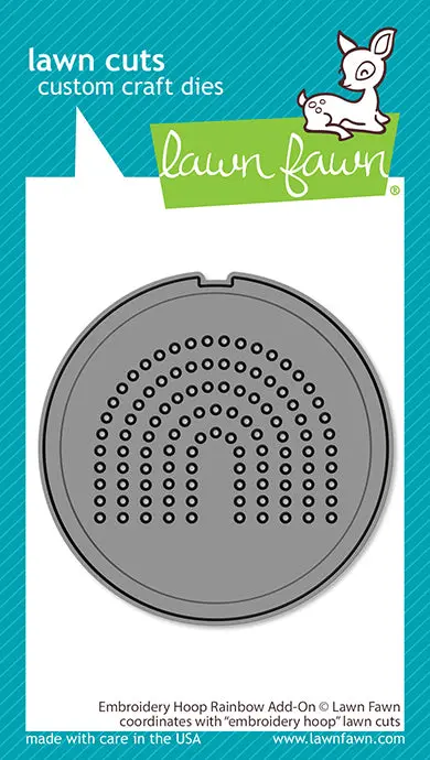 Lawn Fawn - Embroidery Hoop Rainbow Add-On
