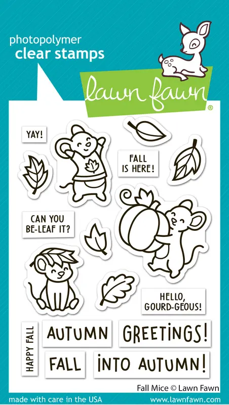 Lawn Fawn - Fall Mice