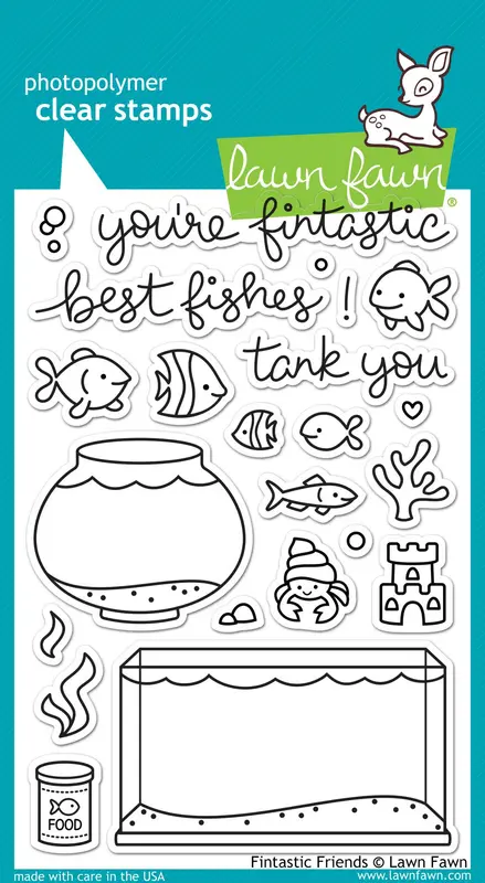 Lawn Fawn - Fintastic Friends