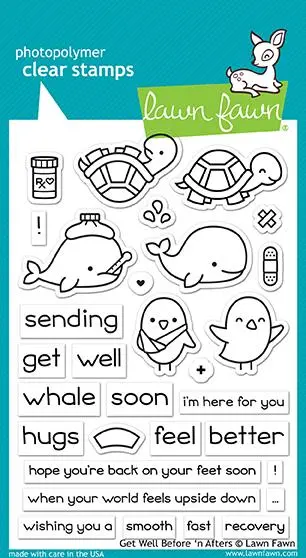 Lawn Fawn - Get Well Before 'n Afters