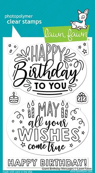 Lawn Fawn - Giant Birthday Messages