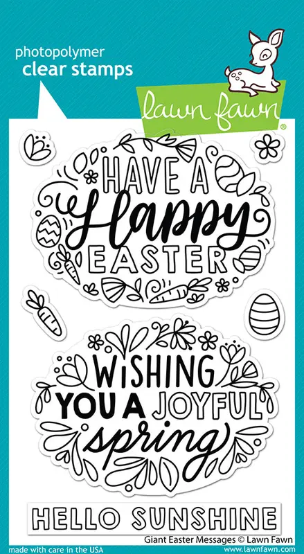 Lawn Fawn - Giant Easter Messages