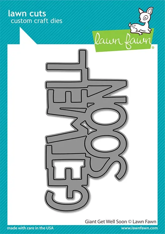 Lawn Fawn - Giant Get Well Soon