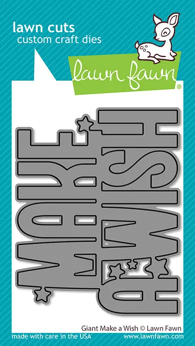 Lawn Fawn - Giant Make A Wish