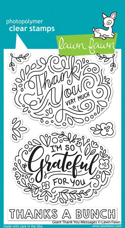 Lawn Fawn - Giant Thank You Messages