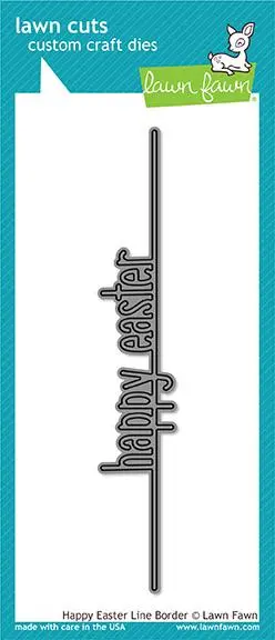 Lawn Fawn - Happy Easter Line Border