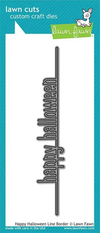 Lawn Fawn - Happy Halloween Line Border