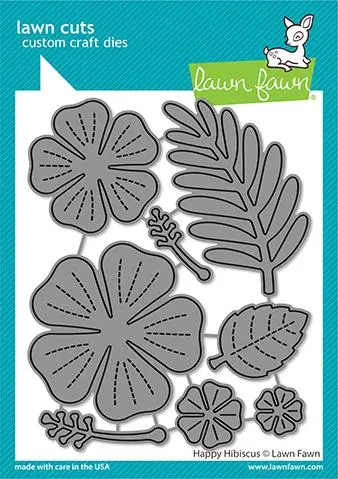 Lawn Fawn - Happy Hibiscus