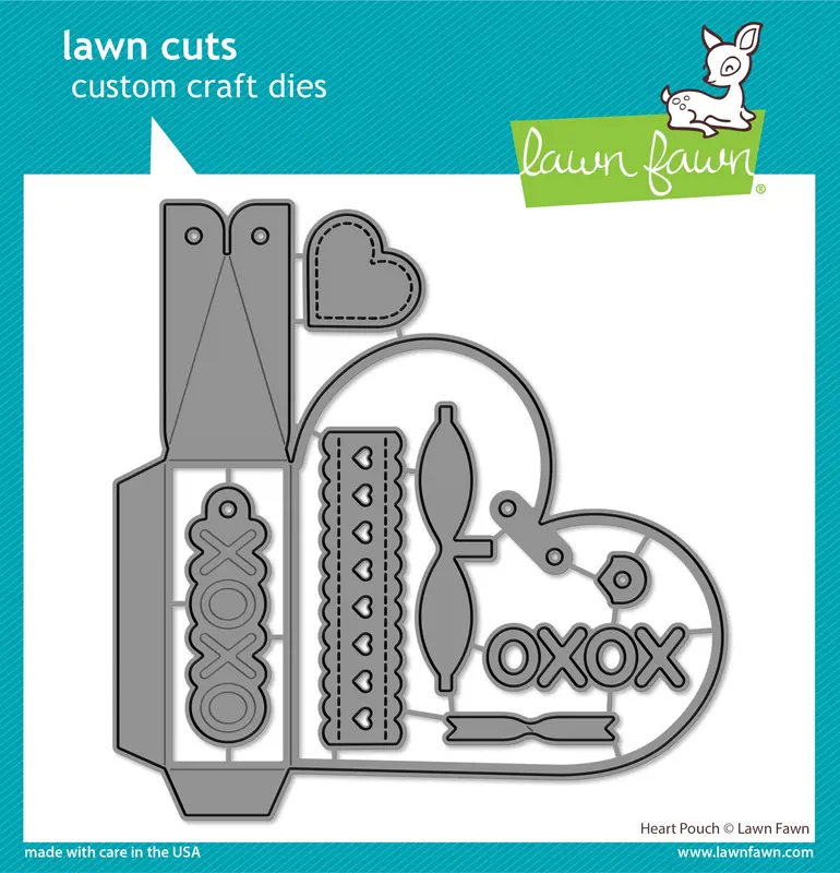 Lawn Fawn - Heart Pouch