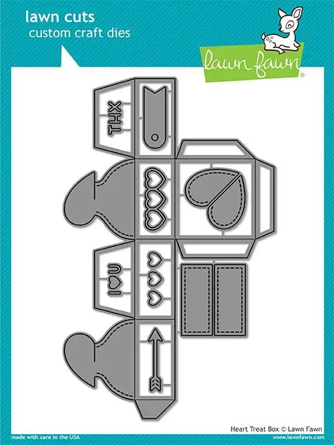 Lawn Fawn - Heart Treat Box