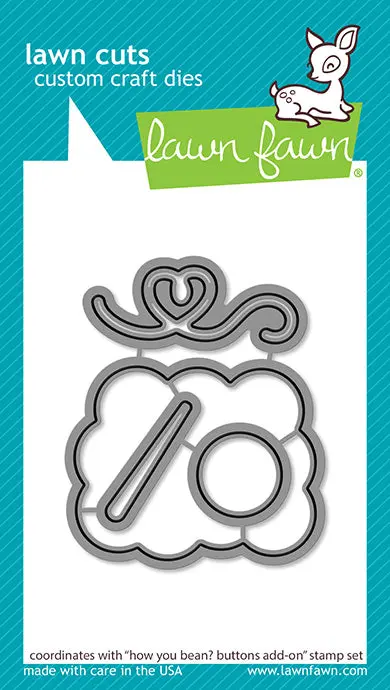 Lawn Fawn - How You Bean? Buttons Add-On - Lawn Cuts