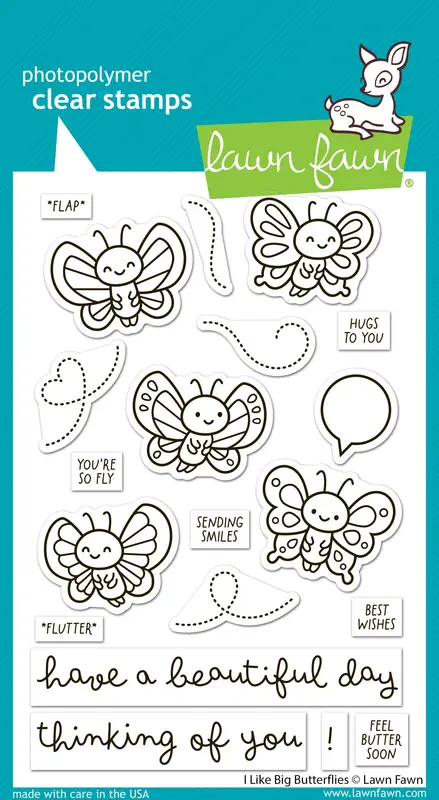 Lawn Fawn - I Like Big Butterflies
