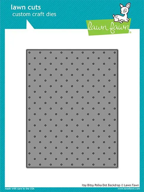Lawn Fawn - Itsy Bitsy Polka Dot Backdrop