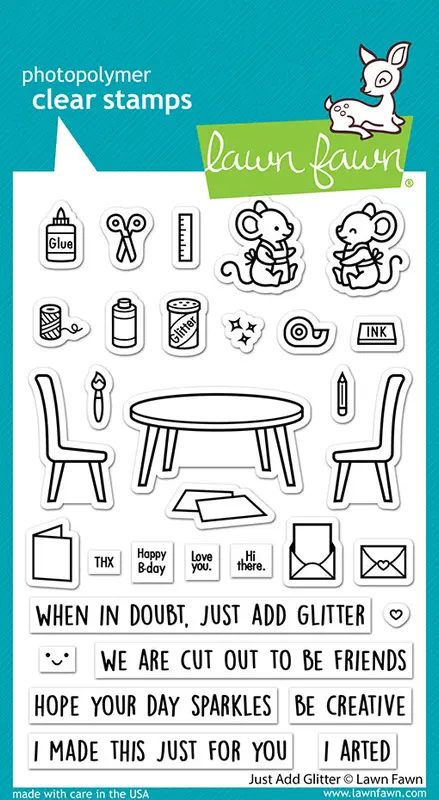 Lawn Fawn - Just Add Glitter
