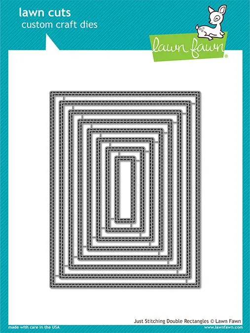Lawn Fawn - Just Stitching Double Rectangles