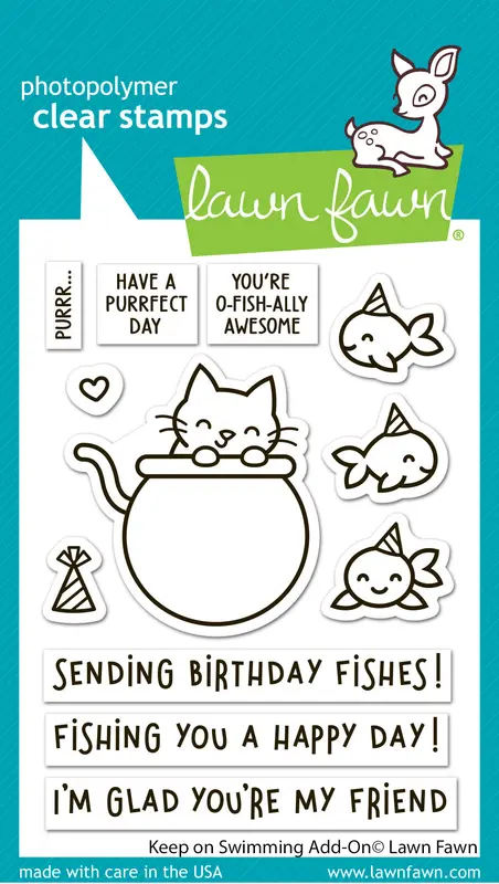 Lawn Fawn - Keep On Swimming Add-On