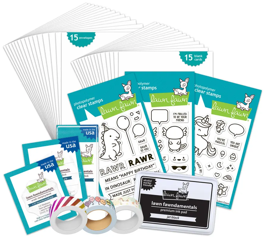 Lawn Fawn - Kids Cardmaking Kit