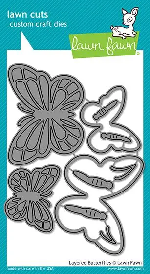 Lawn Fawn - Layered Butterflies