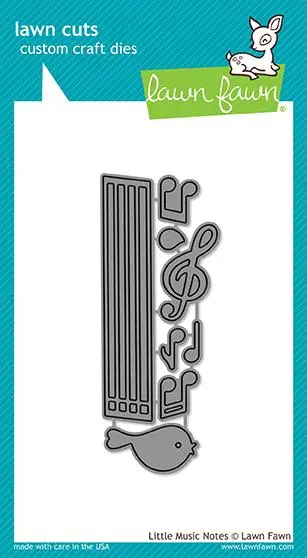 Lawn Fawn - Little Music Notes