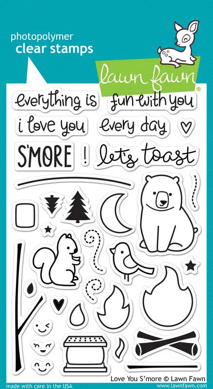 Lawn Fawn - Love You s'More