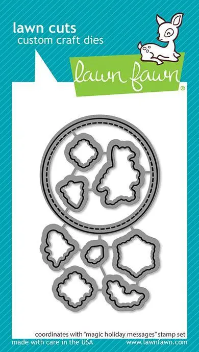 Lawn Fawn - Magic Holiday Messages Lawn Cuts