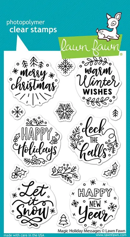 Lawn Fawn - Magic Holiday Messages