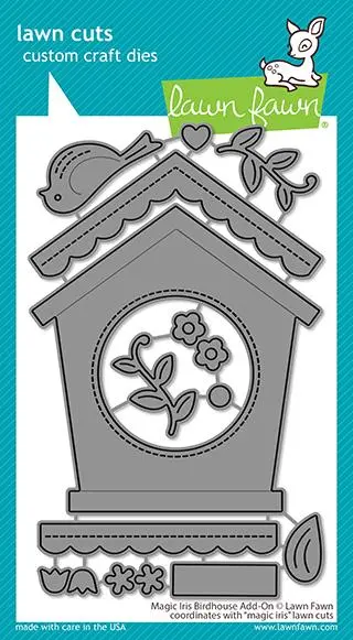 Lawn Fawn - Magic Iris Birdhouse Add-On