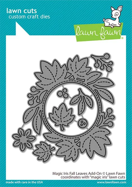Lawn Fawn - Magic Iris Fall Leaves Add-On