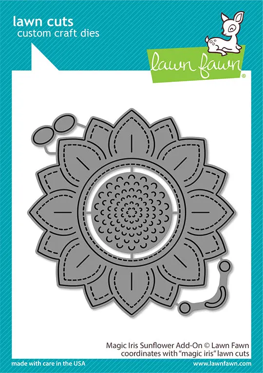 Lawn Fawn - Magic Iris Sunflower Add-On
