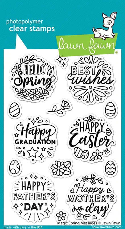 Lawn Fawn - Magic Spring Messages