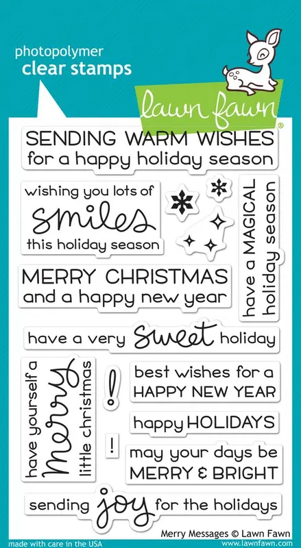 Lawn Fawn - Merry Messages