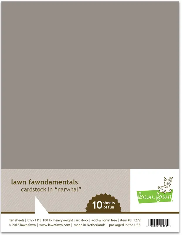 Lawn Fawn - Narwhal Cardstock