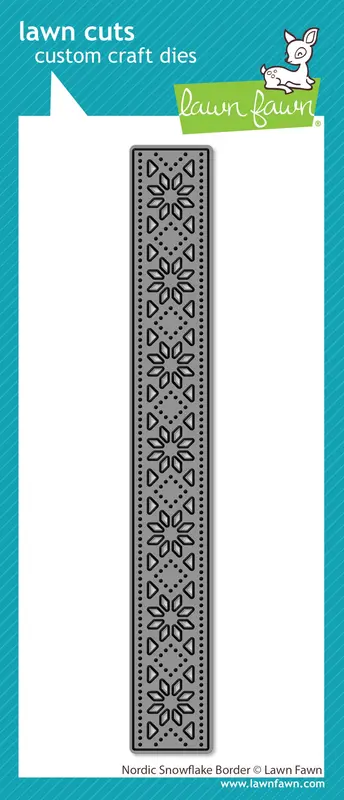 Lawn Fawn - Nordic Snowflake Border